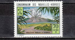Nouvelles-Hébrides YT 371 ** : Volcan - 1973 - Unused Stamps