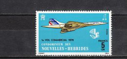 Nouvelles-Hébrides YT 424 ** : Concorde - 1976 - Nuevos