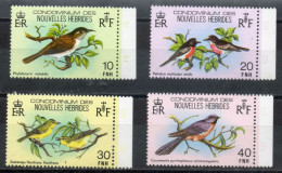 NOUVELLES-HEBRIDES : Oiseaux (passereaux) : Miro écérlate, Meliphage, Vanuatu Blanc Des Yeux, Etc) - Français - Neufs