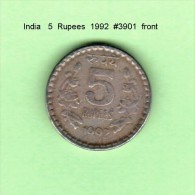 INDIA    5  RUPEES  1992   (KM # 154) - India