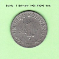 BOLIVIA    1  BOLIVIANO  1968   (KM # 192) - Bolivië