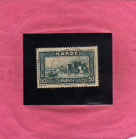 MAROC FRANCAISE MAROCCO FRANCESE FRENC MOROCCO 1933 1934 RABAT Kasbah Oudayas 50 CENT. OBLITERE USED USATO - Usati