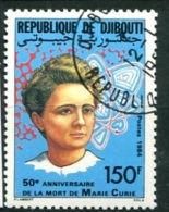 Djibouti Y&T(o) N° 595 :  Marie Curie - Atomo