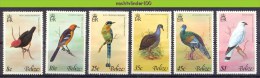 Naa1545 FAUNA VOGELS TURKEY WHITE HAWK TINAMOU ORIOLE BIRDS VÖGEL AVES OISEAUX BELIZE 1977 PF/MNH  # - Collections, Lots & Séries