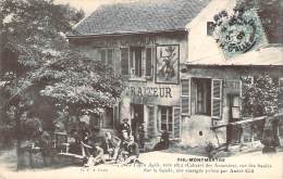 18e Arrt. - Montmartre - Le Lapin Agile Vers 1872, Cabaret Des Assassins, Rue Des Saules, Enseigne Peinte André Gill - District 18