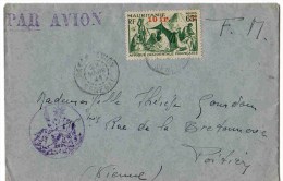 Sénégal Lettre FM Avion Dakar Avion 28 /3/1945 ( Mauritanie Seul ) Cover - Covers & Documents