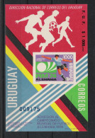 1974 Uruguay Mi# Bl. Mit 1304 ** MNH Fußball Football Soccer Sport WM FIFA Deutschland-74 - 1974 – Germania Ovest