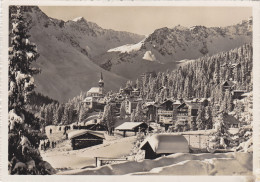 SUISSE,SCHWEIZ,SVIZZERA,S WITZERLAND,HELVETIA,SWISS ,GRISONS,AROSA EN 1944,PLESSUR,skieurs,neig E,1944 - Arosa