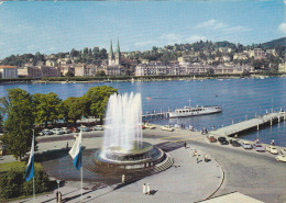 SUISSE,HELVETIA,SWISS,SWI TZERLAND,SVIZZERA,SCHWEIZ ,LUZERN,LUCERNE,LAC DES QUATRE CANTONS,port,fontaine Puissante - Luzern