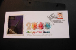 United States Happy New Year 2000 Special Cancel Times Suare 42nd Street 1999 A04s - Storia Postale