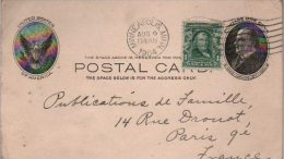Etats Unis Entier Postal  Aurora Minneapolis Paris 1904 - 1901-20