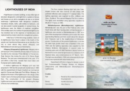 INDIA, 2012, Lighthouses Of India,  Folder - Ungebraucht