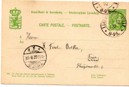 Nr.  211,  Ganzsache Luxembourg, Luxemburg,  Nach Trier - Stamped Stationery