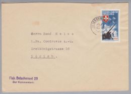 Schweiz Soldatenmarken 1939 Brief Flieger & FLAB - Cartas & Documentos