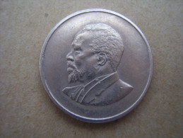 KENYA 1966  FIFTY CENTS   KENYATTA Copper-Nickel  USED COIN In GOOD CONDITION. - Kenia