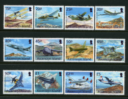 ASCENSION  2013 - Aircraft, Avions Divers - 12val Neufs // Mnh - Ascension