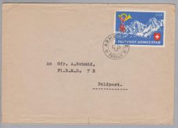 Schweiz Soldatenmarken 1939 Brief Armeestab - Cartas & Documentos