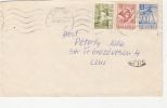 TRUCK, POSTAL COAT OF ARMS, ELECTRICITY, STAMP ON COVER, 1974, ROMANIA - Briefe U. Dokumente