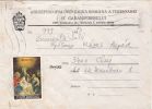 JESUS' BIRTH, ICON, STAMP ON COVER, 1993, ROMANIA - Cartas & Documentos
