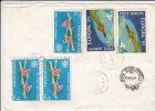 EUROPA CEPT, SATELLITE, ROWING, STAMP ON COVER, 1993, ROMANIA - Briefe U. Dokumente