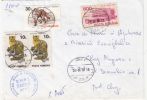 HOTEL, MARTEN, FOX, STAMP ON REGISTERED COVER, 1997, ROMANIA - Storia Postale