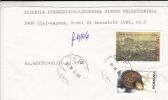 KIWI BIRD, 1848 REVOLUTION ANNIVERSARY, STAMPS ON REGISTERED COVER, 1998, ROMANIA - Covers & Documents
