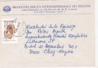 PAINTED EASTER EGGS, STAMPS ON COVER, 1999, ROMANIA - Cartas & Documentos