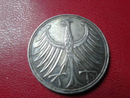 GERMAN : 5 MARK 1958 G - 5 Marchi