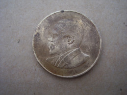 KENYA 1966 TEN CENTS   KENYATTA Nickel-Brass  USED COIN In GOOD CONDITION. - Kenia