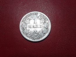 EMPIRE GERMANY : 1  MARK 1876 F - 1 Mark