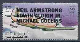 1969 UMM AL QIWAIN Michel  B435A** Avion, Surchargé Astronautes, Issu De Série - Umm Al-Qiwain