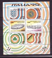 ITALY 1990  FIFA World Cup Italia 90  Sassone Cat  N° 4/9  (6 Blocks)    Absolutely MNH ** - 1990 – Italien