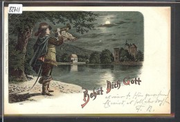 BEHÜT DICH GOTT  - MONDSCHEIN  LITHO  - TB - Otros & Sin Clasificación