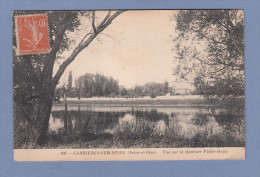 CPA - CARRIERES Sur SEINE - Vue Sur Le Quartier Victor Hugo - RARE - 1916 - Carrières-sur-Seine