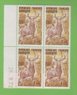 1972 -  Sologne -  Bloc De 4 Timbres N° 1725 -  Coin Daté 28/09/72 - 1970-1979