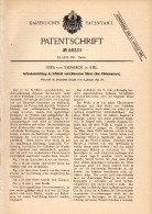 Original Patentschrift - Nees Von Esenbeck In Kiel , 1891 , See - Chronometer , Aufziehvorrichtung , Uhr !!! - Tecnología & Instrumentos