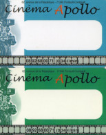 CARTE CINEMA-CINECARTE    APOLLO   Pontault-Combau   (lot De 2) - Kinokarten