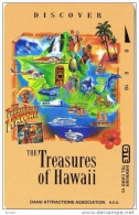 Hawaii, HAW-49, Treasures, Parrot, Flowers, Dolphins, Airplanes, Helicopter, Ships, Waterfall And Much More, Mint. - Hawaï