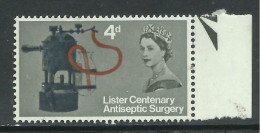 GB 1965 QE2  4d Lister Centenary Umm SG 667.....( T220 ) - Unused Stamps