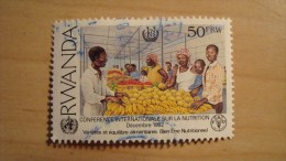 Rwanda  1992  Scott #1382  Used - Used Stamps