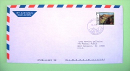 Liechtenstein 2004 Cover To USA - Painting Landscape - Cartas & Documentos