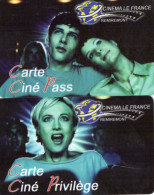 CARTES CINEMA-CINECARTES  LE FRANCE  Remiremont  *****   (lot De 2) - Movie Cards