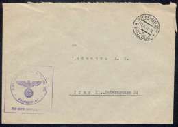 BuM0044 - Böhmen Und Mähren (1942) Pschelautsch - Prelouc (letter) Exempt From Postage! - Briefe U. Dokumente