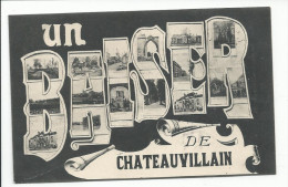 CHATEAUVILLAIN (52) UN BAISER - Chateauvillain