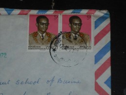 LETTRE CONGO ZAIRE AVEC YT 701 X 2 - GENERAL MOBUTU - - Oblitérés