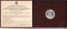 SAN MARINO - 1979 -1,000 Lire (United Europe) - SILVER - KM#98 -FDC - Saint-Marin