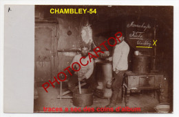 CUISINE Allemande-Cuisiniere-CHAM BLEY-Carte Photo Allemande-Guerre14-18-1WK -Militaria-France-54- - Chambley Bussieres