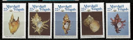 Marshall ** N° 73 à 77 - Coquillages - Islas Marshall