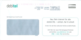 BRD Erfurt Privatpost 2005 Ganzsache EP Europost Debitel Mehr Internet + THPS - Stempel Thüringer Post Service - Private & Local Mails