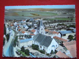 78 - SAINT NOM LA BRETECHE - VUE AERIENNE - L' EGLISE - CARTE RARE - - St. Nom La Breteche